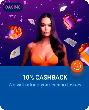 Cashback 10% at Mostbet